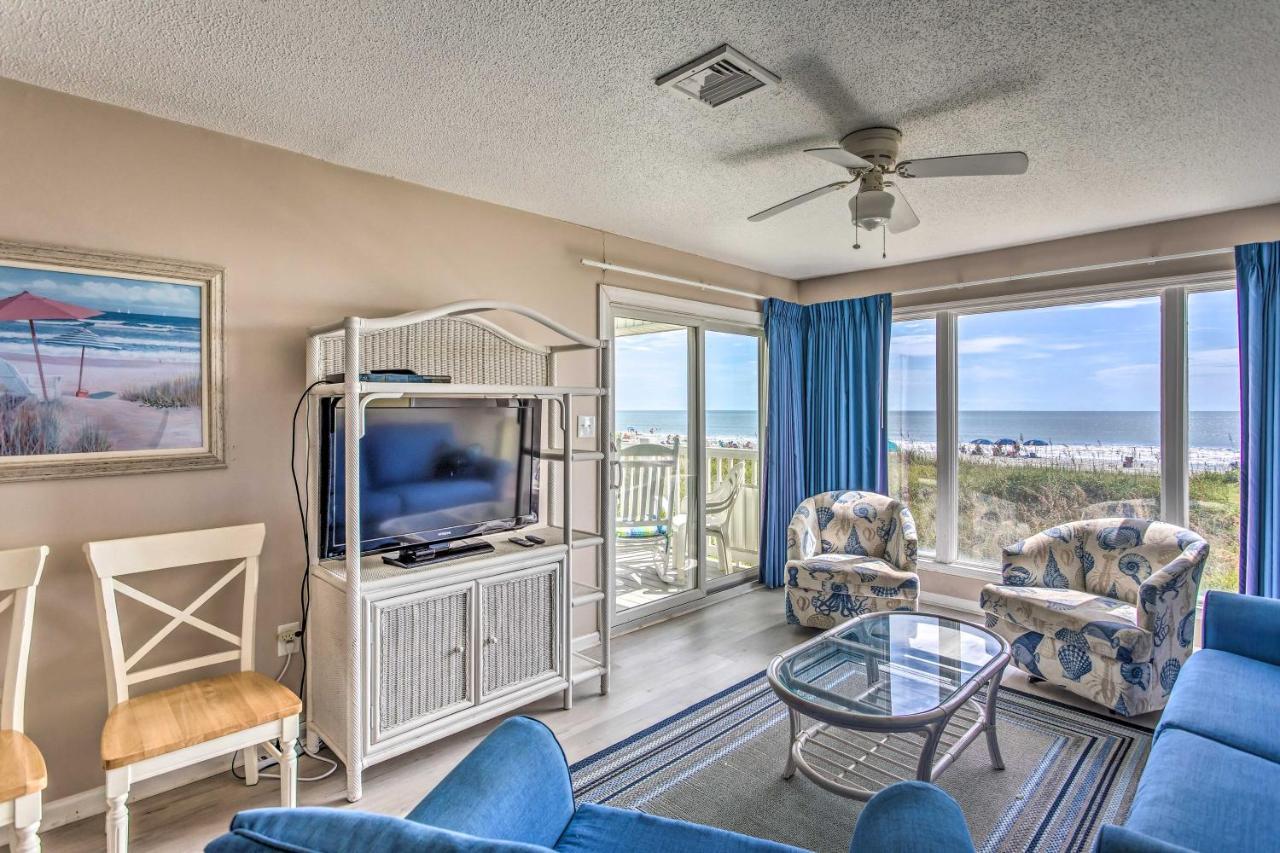 Sunny Windy Hill Beachfront Condo With Private Patio Myrtle Beach Exterior photo