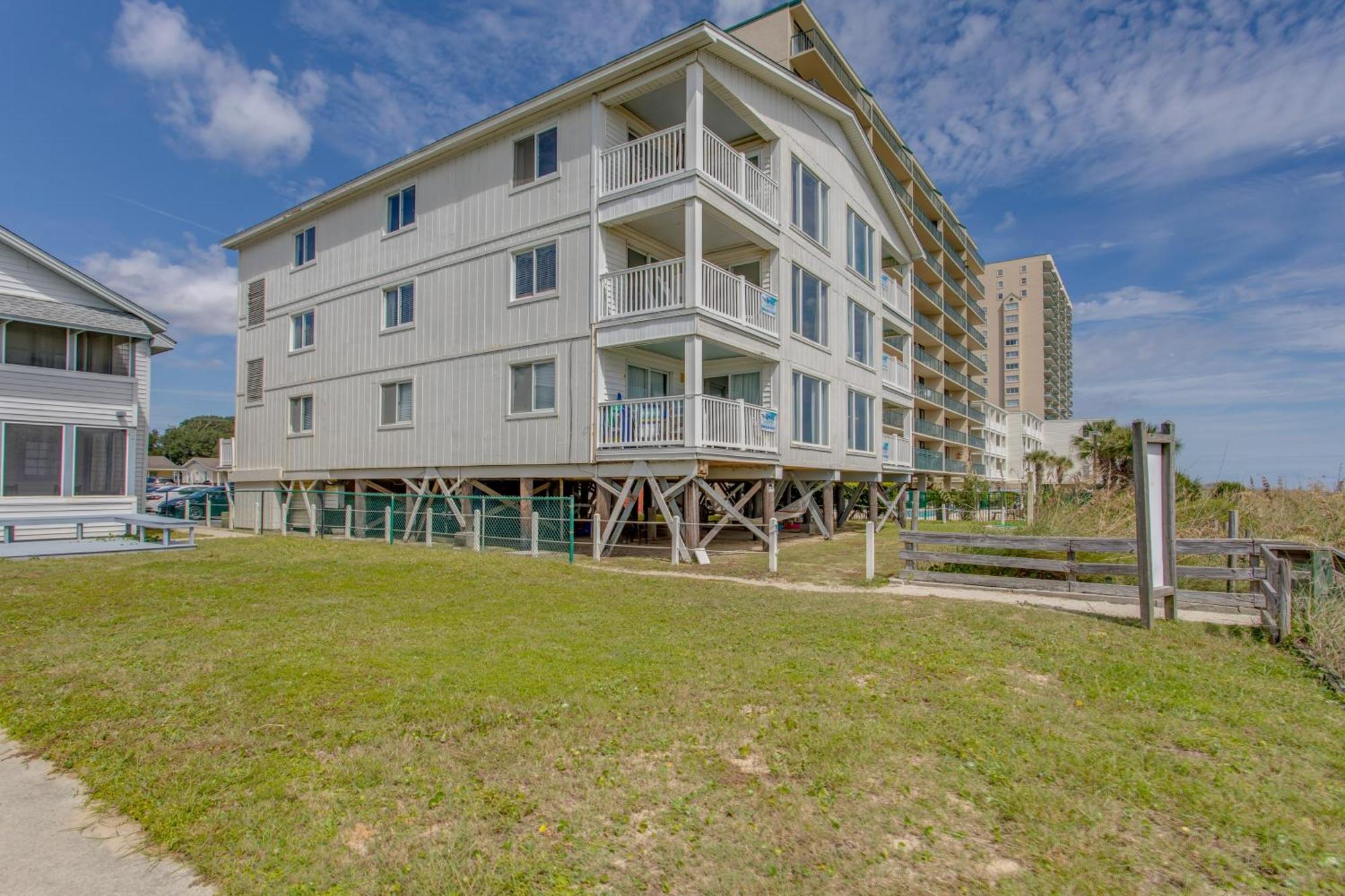Sunny Windy Hill Beachfront Condo With Private Patio Myrtle Beach Exterior photo